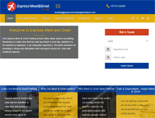 Tablet Screenshot of expressmeetandgreetluton.com